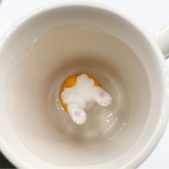 NEW Corgi Palace Corgi Bottoms Up Surprise Mug White 13 oz Coffee Tea Gifting - Picture 10 of 11